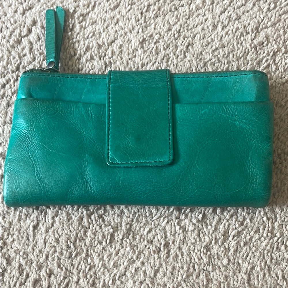 Genicci Teal Leather Wallet